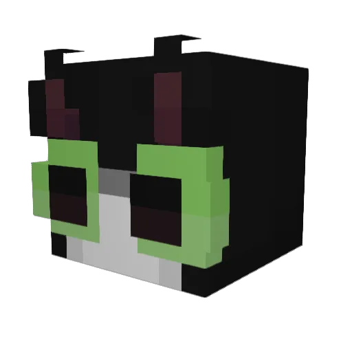 tsuoy Minecraft avatar head, 3D render