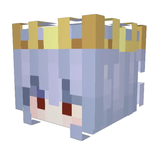 tsuzuki1112 Minecraft avatar head, 3D render