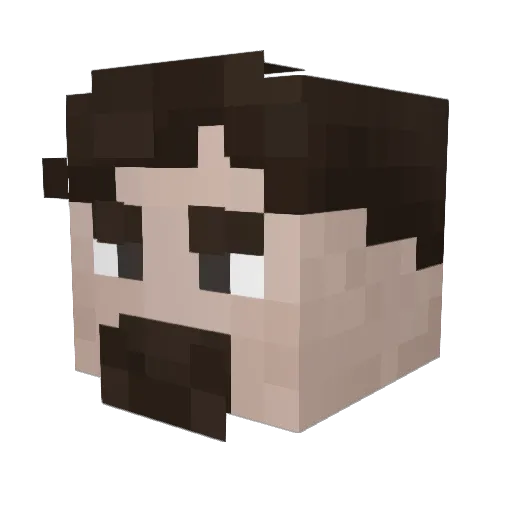 tsvikofff Minecraft avatar head, 3D render