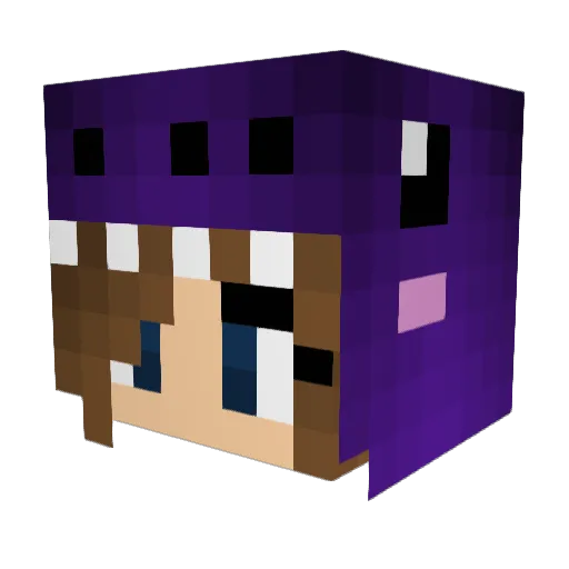 tswiss_ Minecraft avatar head, 3D render