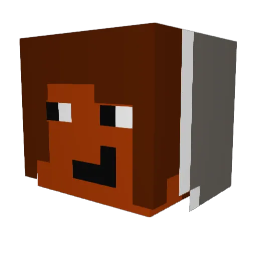 tsyssi Minecraft avatar head, 3D render