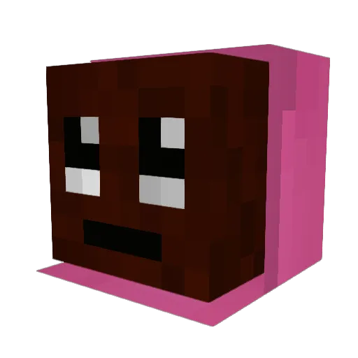 tszcina Minecraft avatar head, 3D render