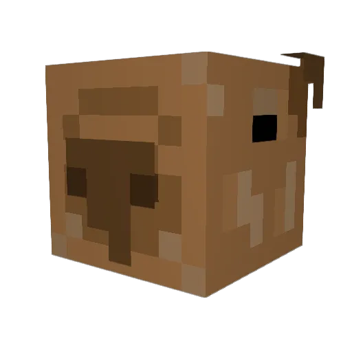 tt0705sweetpotet Minecraft avatar head, 3D render