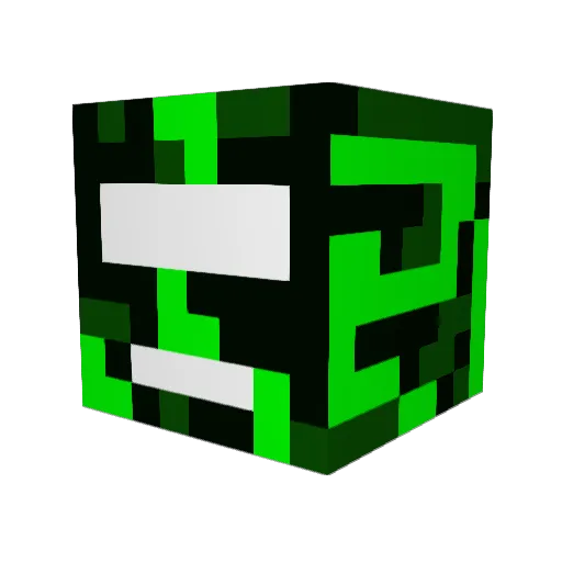 ttSwax Minecraft avatar head, 3D render