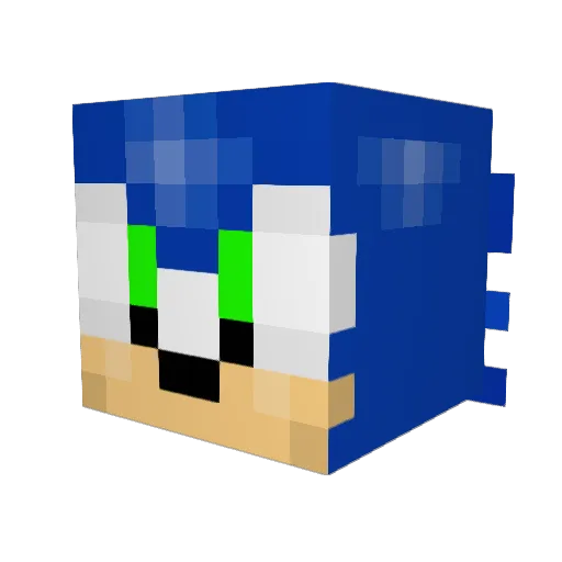 ttahaj Minecraft avatar head, 3D render