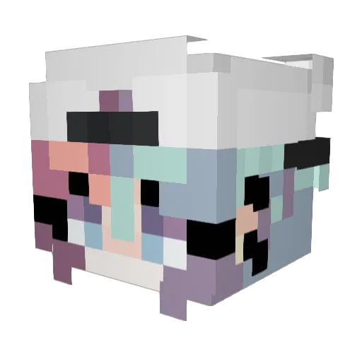 ttatyo Minecraft avatar head, 3D render