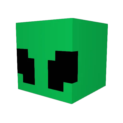 ttavii Minecraft avatar head, 3D render