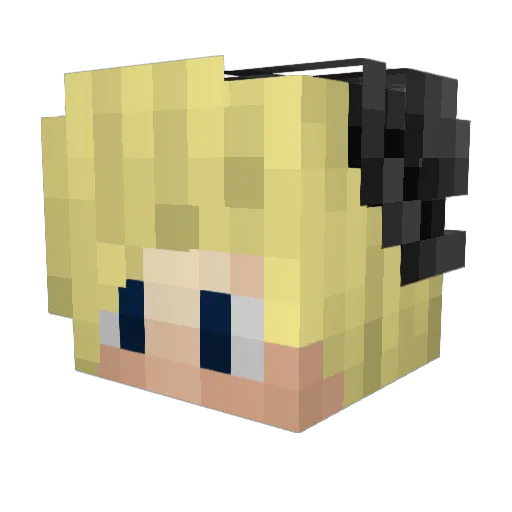 ttbone99 Minecraft avatar head, 3D render