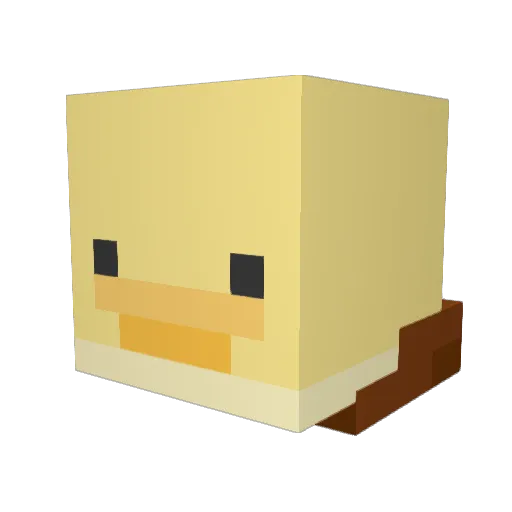 ttherris Minecraft avatar head, 3D render