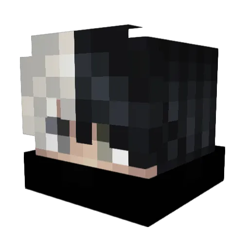 ttitoo Minecraft avatar head, 3D render