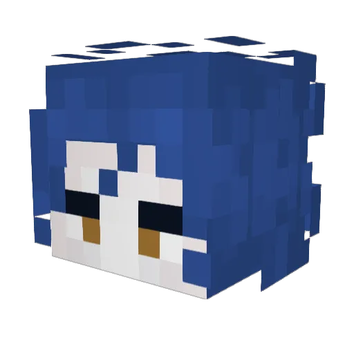 ttjh1435 Minecraft avatar head, 3D render