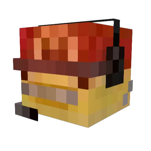 ttkd Minecraft avatar head, 3D render