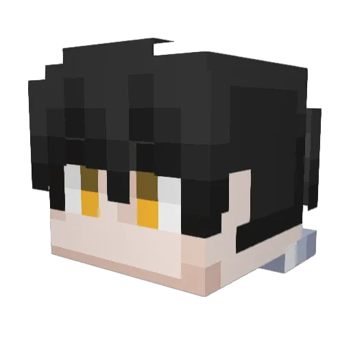 ttlbug Minecraft avatar head, 3D render
