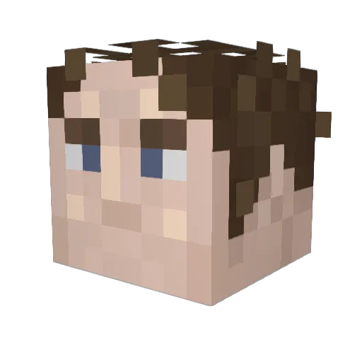 ttniemi Minecraft avatar head, 3D render
