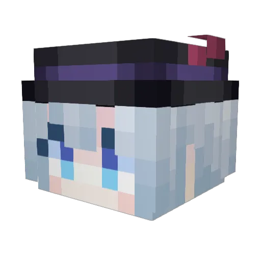 ttoffie Minecraft avatar head, 3D render