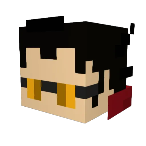 ttouchdown77 Minecraft avatar head, 3D render