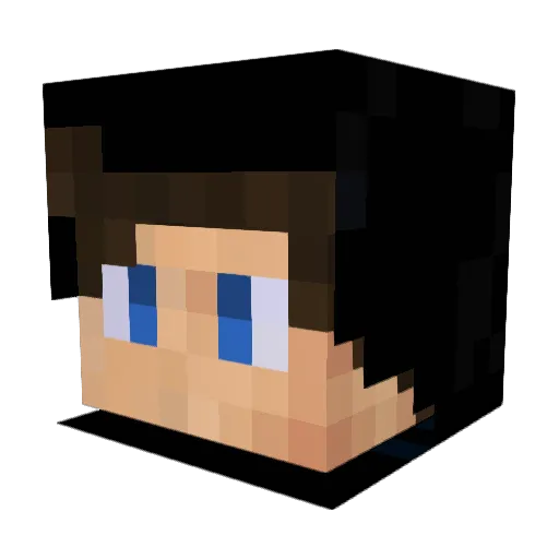 ttp4 Minecraft avatar head, 3D render