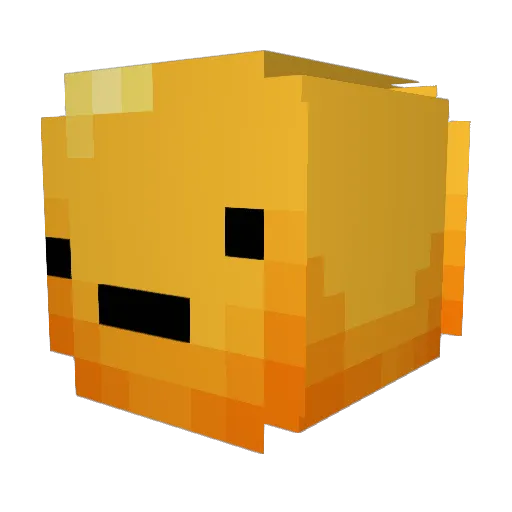 ttsh Minecraft avatar head, 3D render
