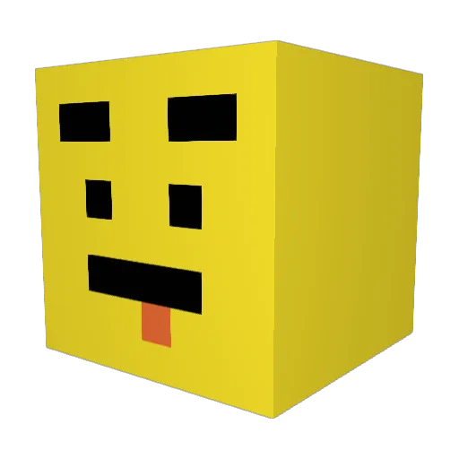 tttganz Minecraft avatar head, 3D render