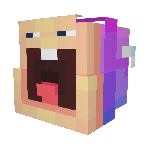tttipper069 Minecraft avatar head, 3D render