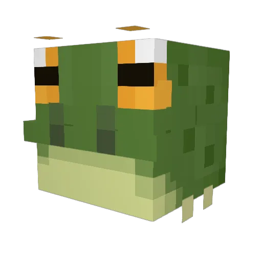 tttmy Minecraft avatar head, 3D render
