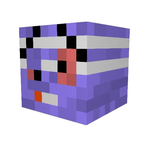 ttvSunovOG Minecraft avatar head, 3D render