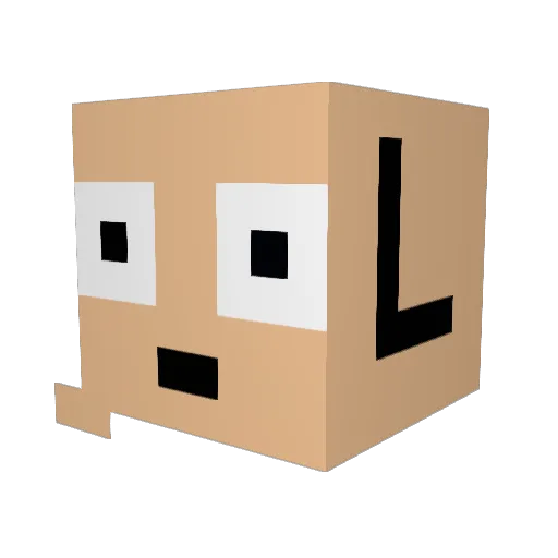 ttv_Comikazie Minecraft avatar head, 3D render
