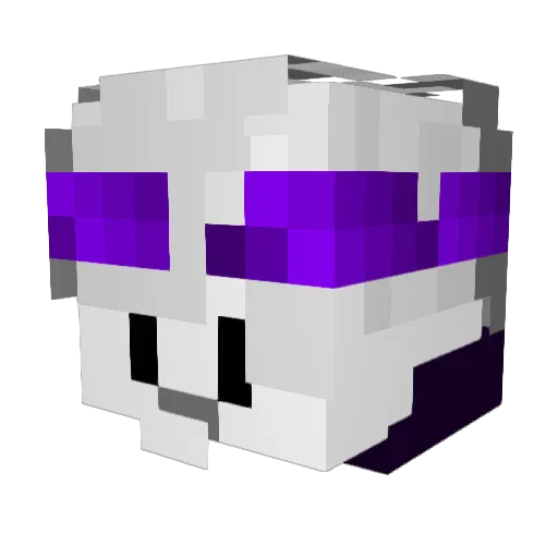 ttv_joltz1234 Minecraft avatar head, 3D render
