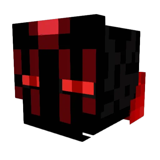 ttvdan Minecraft avatar head, 3D render