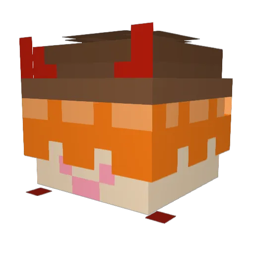 ttveternaloak Minecraft avatar head, 3D render