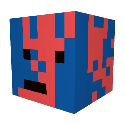 ttvreynolds Minecraft avatar head, 3D render