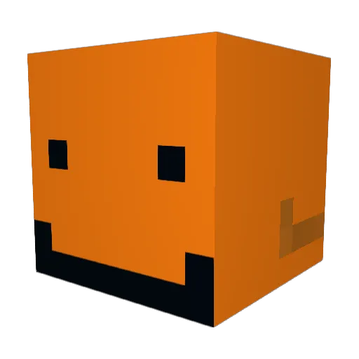 ttvroc Minecraft avatar head, 3D render