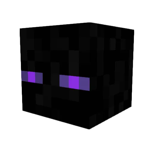 tty8 Minecraft avatar head, 3D render