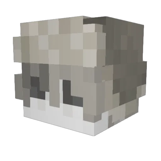 ttyls Minecraft avatar head, 3D render