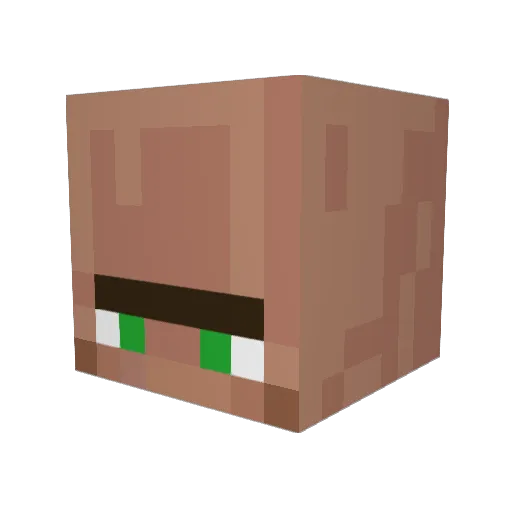 tuannnn_ Minecraft avatar head, 3D render