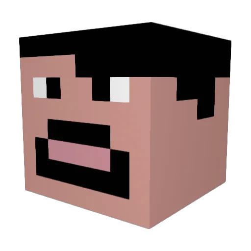tucanin878 Minecraft avatar head, 3D render