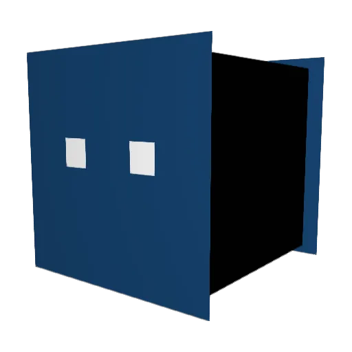 tucker_w Minecraft avatar head, 3D render