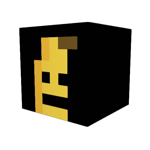 tucksal Minecraft avatar head, 3D render