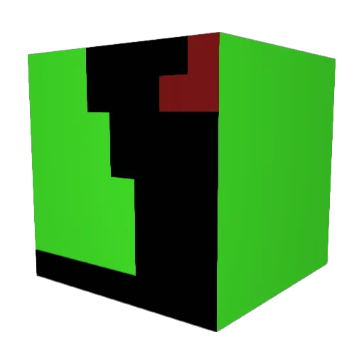 tudetom Minecraft avatar head, 3D render