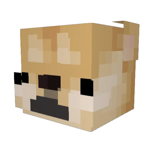 tudor3108 Minecraft avatar head, 3D render