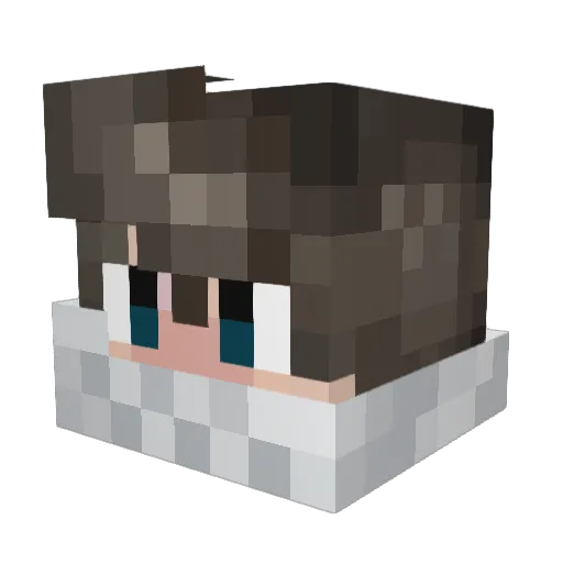 tueonzz Minecraft avatar head, 3D render