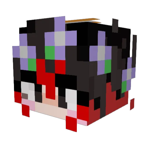 tuesday_pigeon Minecraft avatar head, 3D render