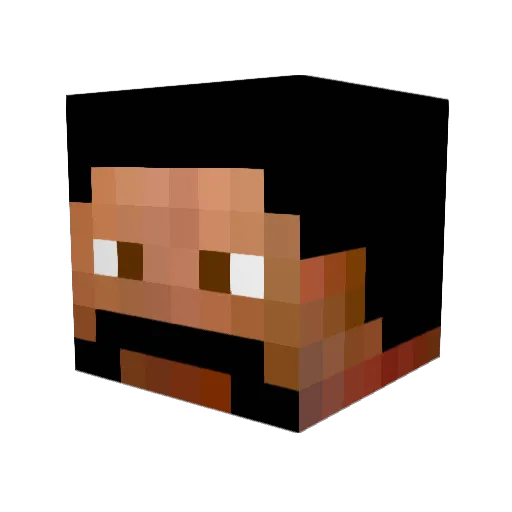 tueur79 Minecraft avatar head, 3D render
