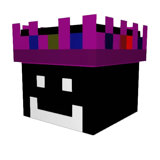 tufftw1n Minecraft avatar head, 3D render