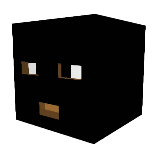 tufsh Minecraft avatar head, 3D render