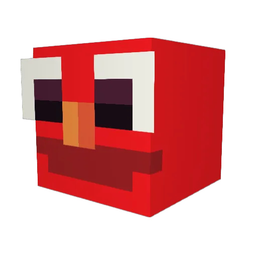 tuinkabouter16 Minecraft avatar head, 3D render