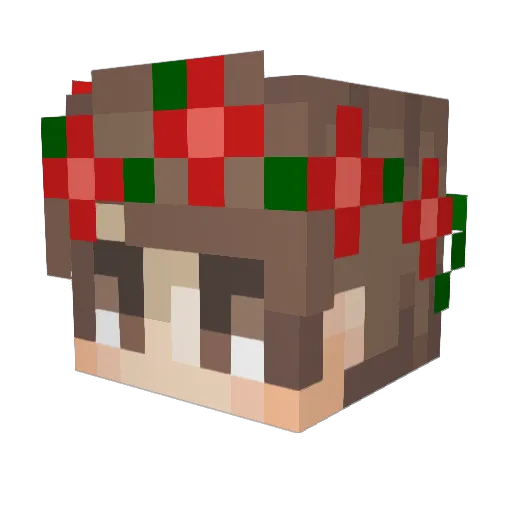 tulenb___ Minecraft avatar head, 3D render