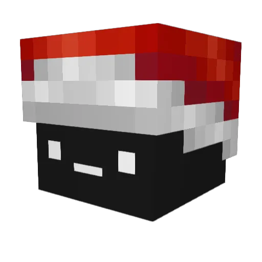 tulinducorte Minecraft avatar head, 3D render