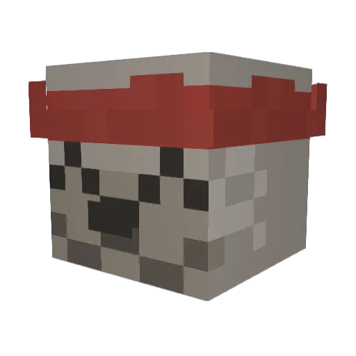 tuljus Minecraft avatar head, 3D render