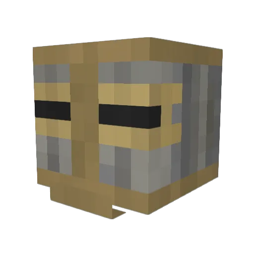 tullray Minecraft avatar head, 3D render